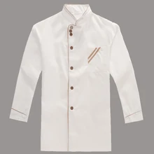 high quality 2018 long-sleeved Chef service Hotel working wear Restaurant work clothes Tooling uniform cook Tops Chef jackets