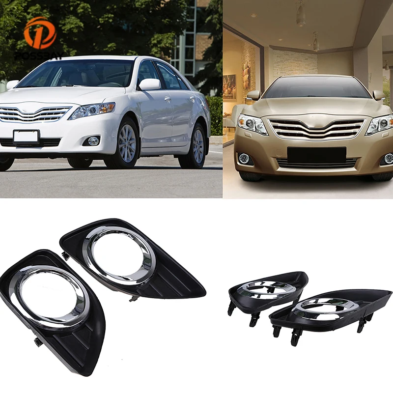 Right /& Left Pair of Fog Lamp Light Covers For 2007 2008 2009 TOYOTA CAMRY US