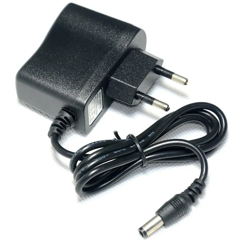 

9V 1000mA AC DC Adapter EU plug 5.5x2.1-2.5mm connector 100-240V 50/60Hz power