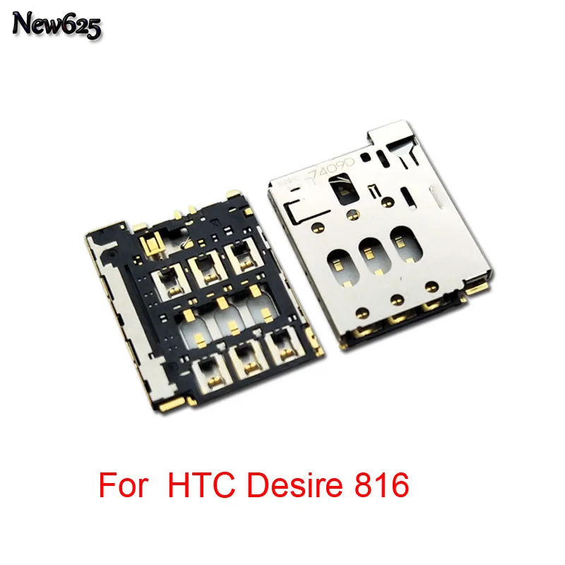 

2pcs/lot Original new For HTC Desire 816 820 610 626 826 Sim sd Card Reader Holder Slot Socket Connector Mobile Phone Cable