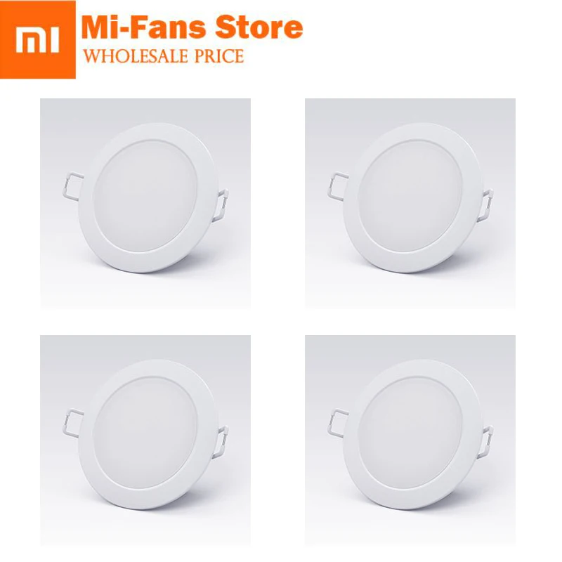 

bulk sale xiaomi mijia smart downlight work with mi home app smart remote control white & warm light Mi phone smart change light