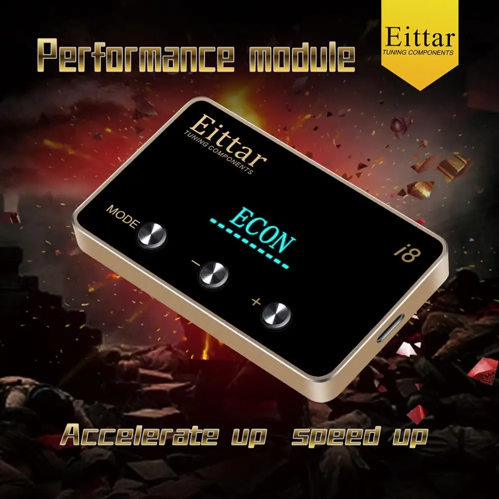 Eittar i8 китайский и английский ЖК дисплей электронный регулятор дроссельной