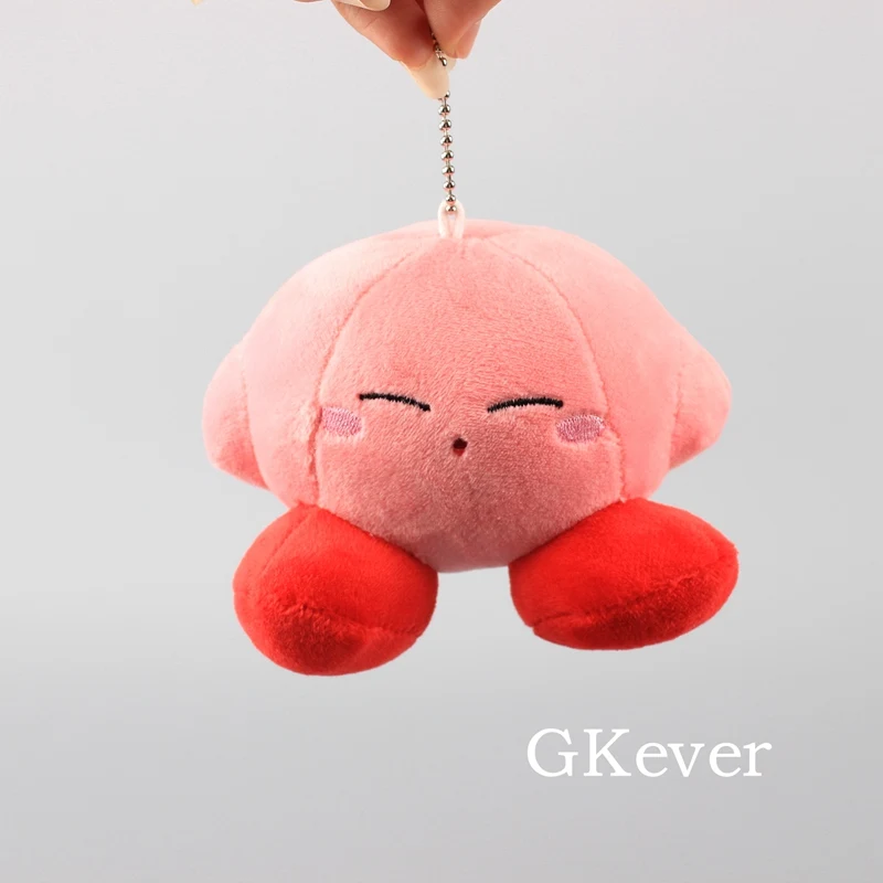 Новинка 10 шт./лот звезда Kirby мини плюшевый брелок Симпатичные мягкие игрушечные