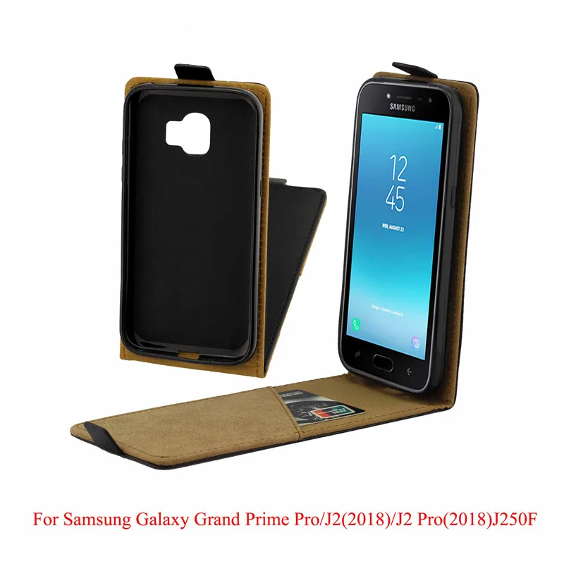 Business Leather Case For Samsung Galaxy J2 Pro 2018 J250F Vertical