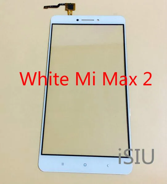 Сенсорный экран для Xiaomi Mi Max 2 6,44 ''ЖК-дисплей стекло дигитайзер - Цвет: White Mi Max 2