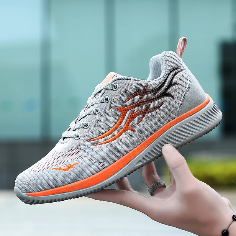 

New Summer Mesh Men Casual Shoes Lac-up Men Shoes Lightweight Comfortable Breathable Walking Sneakers Tenis Feminino Zapatos