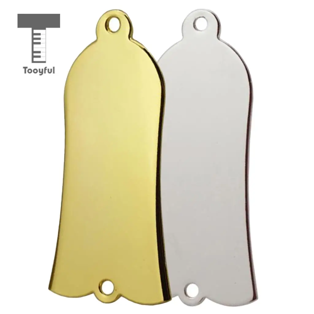 Tooyful 2 pieces/set Bell Shaped Truss Rod Cover with 4 Pieces Screws for Les Paul Electric Guitar Parts 