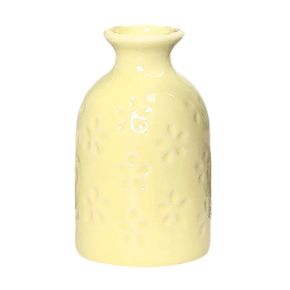 Европейский профиль компаньон Алмазный современный фарфор керамическая ваза модный цветок украшения дома аксессуары для гостиной#13 - Цвет: H
