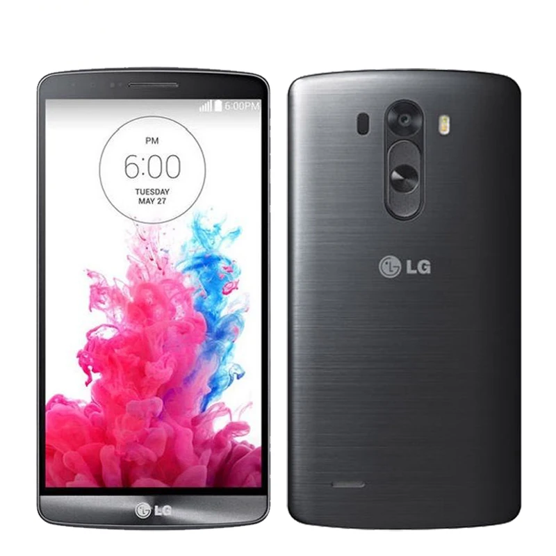 Разблокированный LG G3 D855 D850 D851 GSM 3g& 4G Android четырехъядерный ram 3g B 5,5 дюймов 13 МП камера wifi gps 16 Гб мобильный телефон