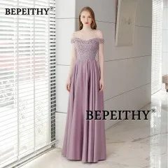 Robe De Soiree фиолетовое длинное вечернее платье длиной до пола, винтажное платье для выпускного вечера, Vestido De Longo - Цвет: Фиолетовый