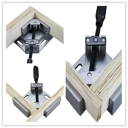 Us 11 43 12 Off Single Handle 90 Degree Aluminum Angle Clip Woodworking Aquarium Frame Gussets Tool Swing Jaw Corner Clip In Tool Parts From Tools