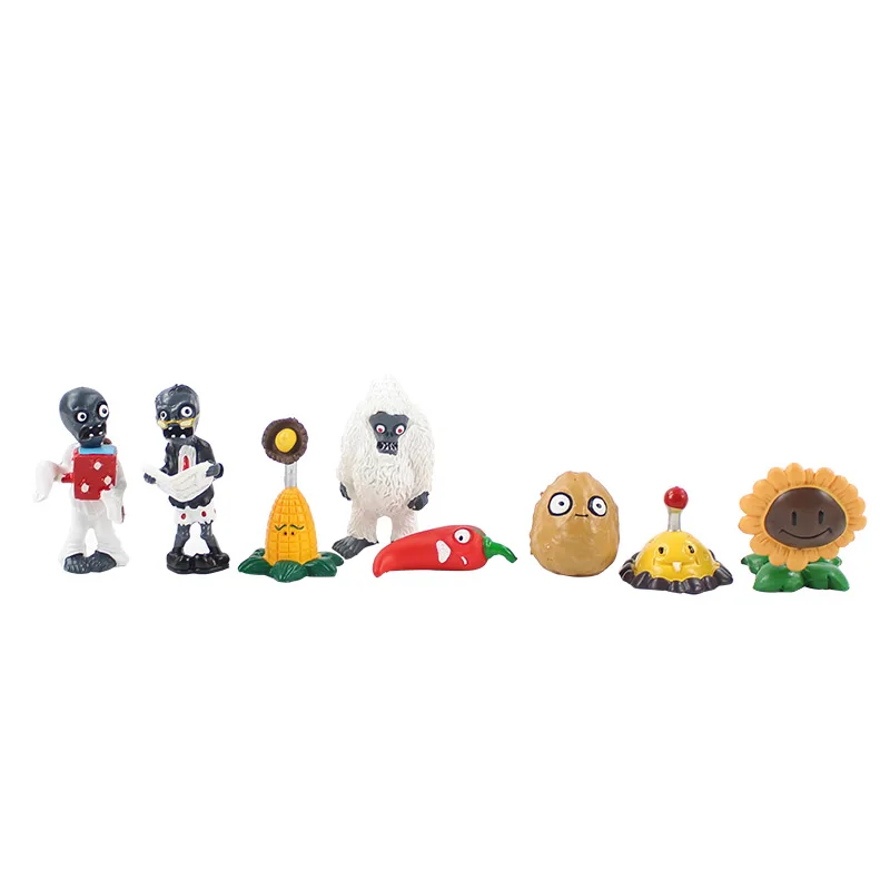 14 styles Plants vs Zombies PVZ Toy Plants Zombies PVC Action Figures Toy Doll Set for Collection Party Decoration