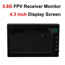 TOP-D43M 5,8G fpv-приемник приемник монитора монитор 4,3 дюйма Экран дисплея для G3 очки ошибки 6 ошибок 8 B8 B6