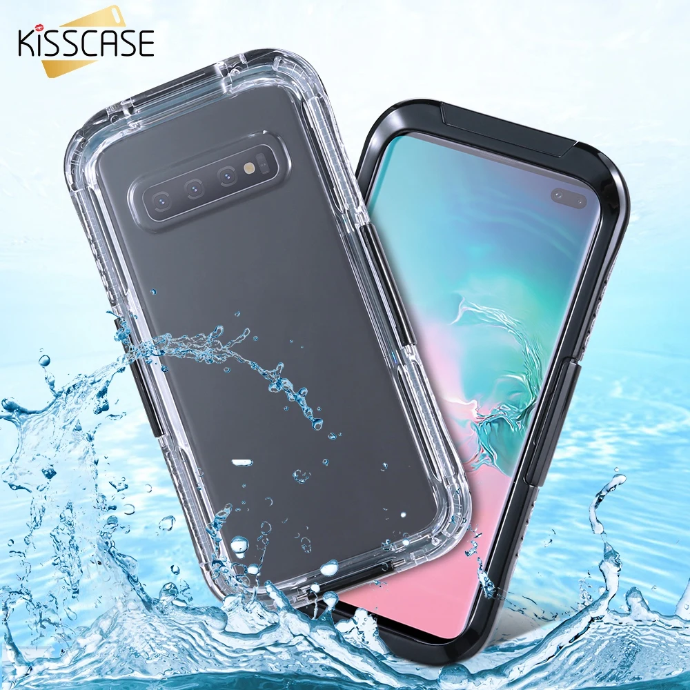 

Waterproof Phone Bag case for Samsung s10 plus s10e KISSCASE Underwater Photography Case for Samsung galaxy s10 plus Cover funda