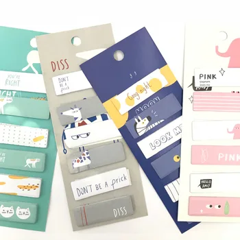 

1 Pack Funny Giraffe Zebra Leopard Elephant Memo Pad Sticky Notes Notepads Student Paper Stationery School Office Supply