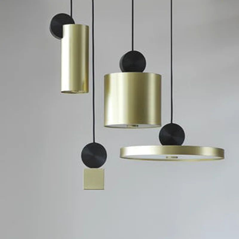 

Nordic restaurant stainless steel Design LED pendant lamp creative luxury living room bedroom coffee shop bar hanging lamp