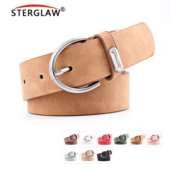 

NEW 2020 Hot Fashion Women Belts Leather Metal Pin Buckle Waist Belt Waistband woman girdle Wide band Female ribbon 103cm N034