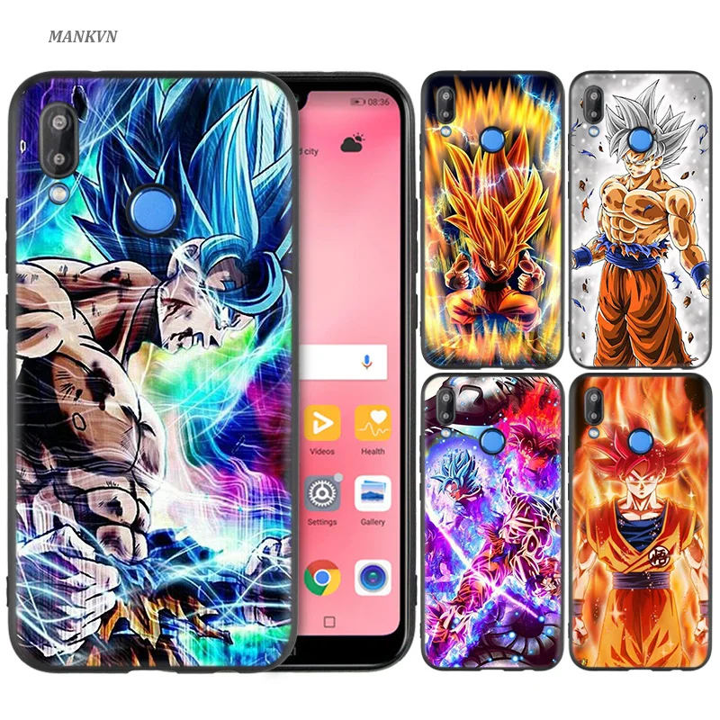 

Silicone Case Cover for Huawei P20 P10 P9 P8 Lite Pro 2017 P Smart+ 2019 Nova 3i 3E Phone Cases Dragon Ball Z Super DBZ Goku