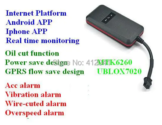 Vehicle Motorcycle Car GPS Tracker gps tracker car tracker Waterproof Multiple Alarm Remote Control Google Apple APP DYEGOO GT003