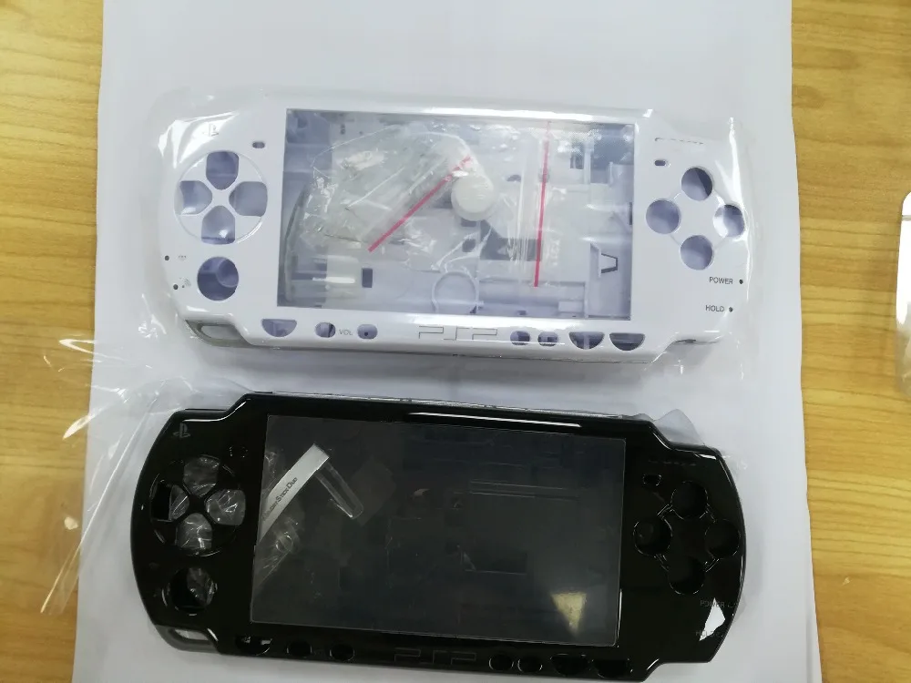 Черный белый цвет для PSP3000 PSP 1000 2000 3000 оболочка игровой консоли Замена Полный Корпус чехол с кнопками комплект