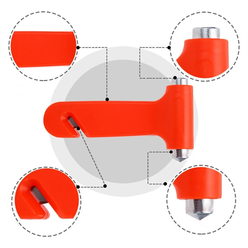 2 в 1 мини автомобильный молоток безопасности спасательный молоток режущий нож многофункциональный инструмент разбитое окно автомобиля Аварийный стеклянный выключатель