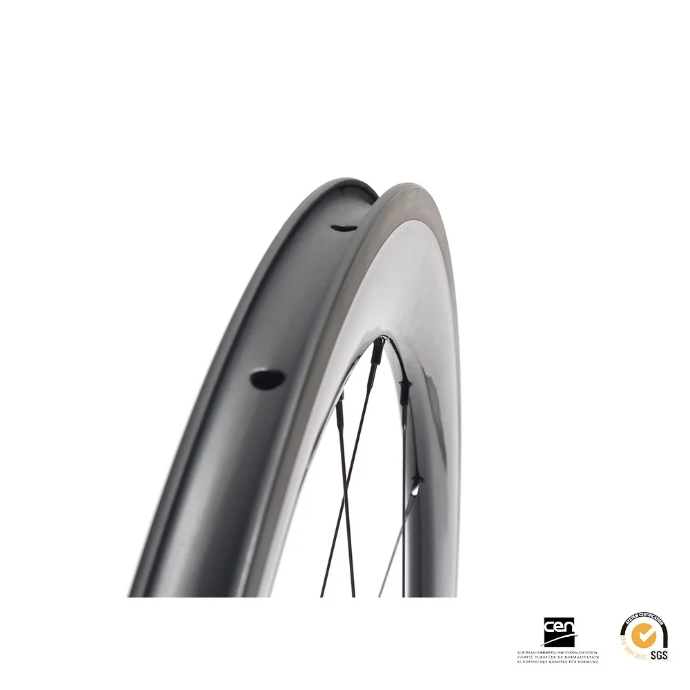 Perfect 50mm Clincher Rims Basalt Carbon 27mm 20h 24h Road Bike UD Matt wheel 700C Race Wheel sets 5