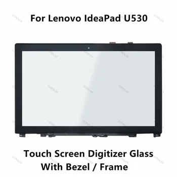 

15.6 inch Brandnew For Lenovo IdeaPad U530 20289 Touch Screen Digitizer Crystal Glass Lens With Bezel / Frame Replacement Parts