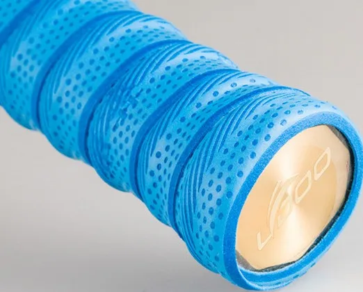 Теннисный прутик с ручкой ручка ракетки для бадминтона печать сухой скраб Киль ручной Клей ракетка для бадминтона ручная резиновая всасывающая фрикционная лента для рукоятки - Цвет: blue