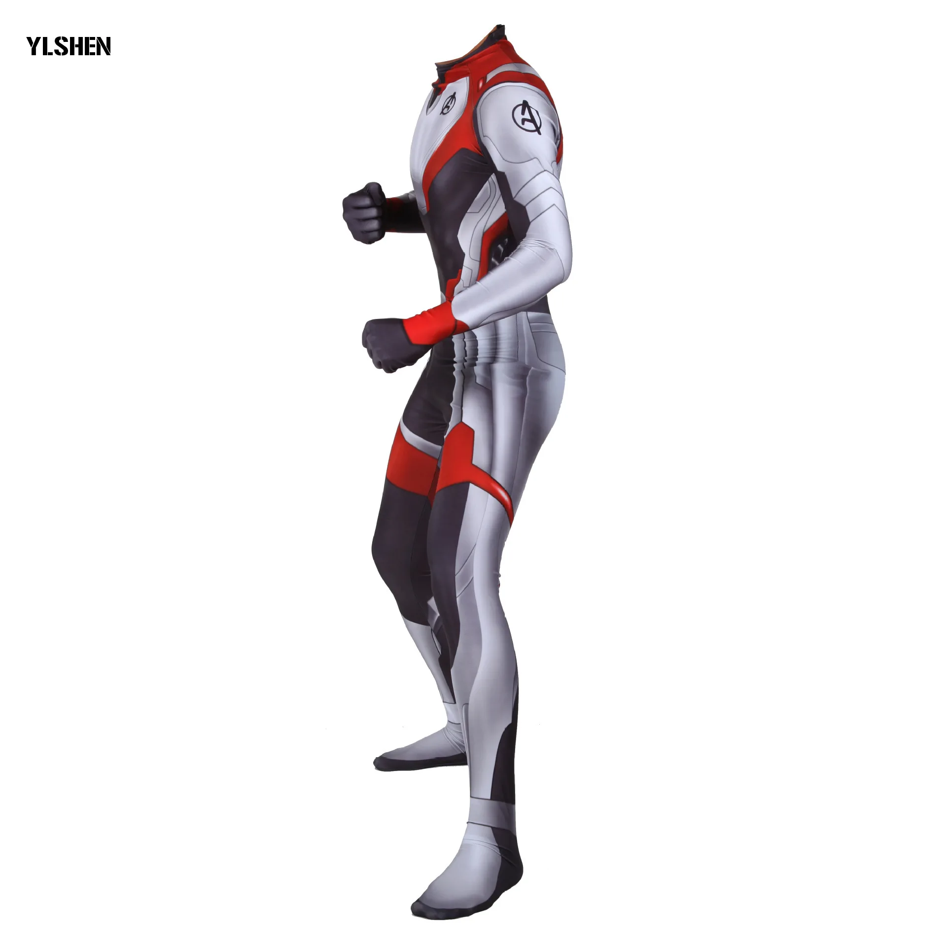 Free Customize Avengers Endgame Quantum Realm Jumpsuits Cosplay Costume High Quality Spandex Cosplay Women Kids Adult Bodysuit