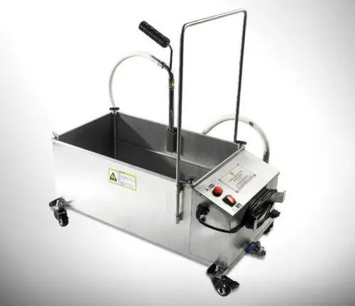 

New 58L Oil Filter Oil Filtration System Filtering Machine for Frying Oil