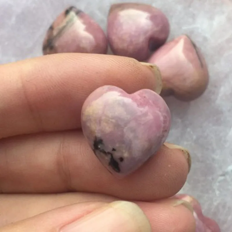 Healing Love Heart Bead Stone Natural Heart Shaped Stones Pendants For  Jewelry DIY Making 15*15*10MM