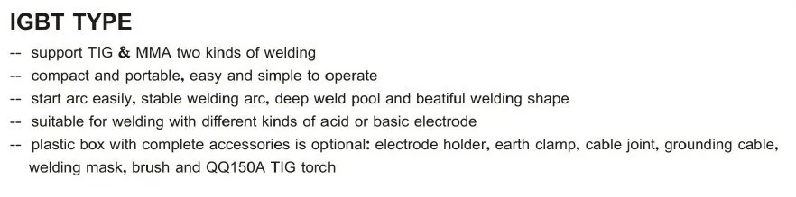 TIG-200G Application