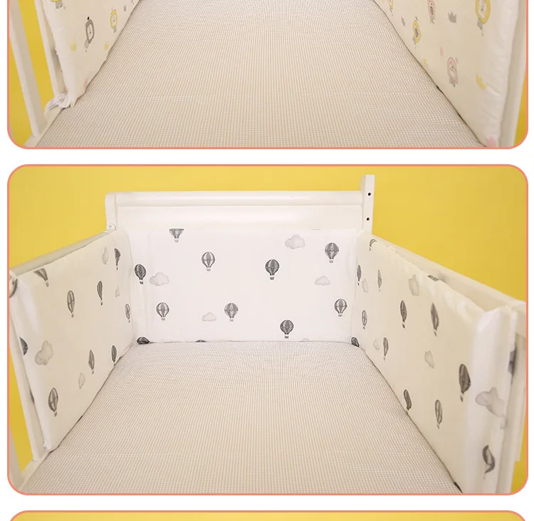 Бамперы для детской кроватки 180*30 см, детская кроватка для новорожденных, Детская Хлопковая кроватка, детские постельные принадлежности, бампер с рисунком для маленьких мальчиков и девочек