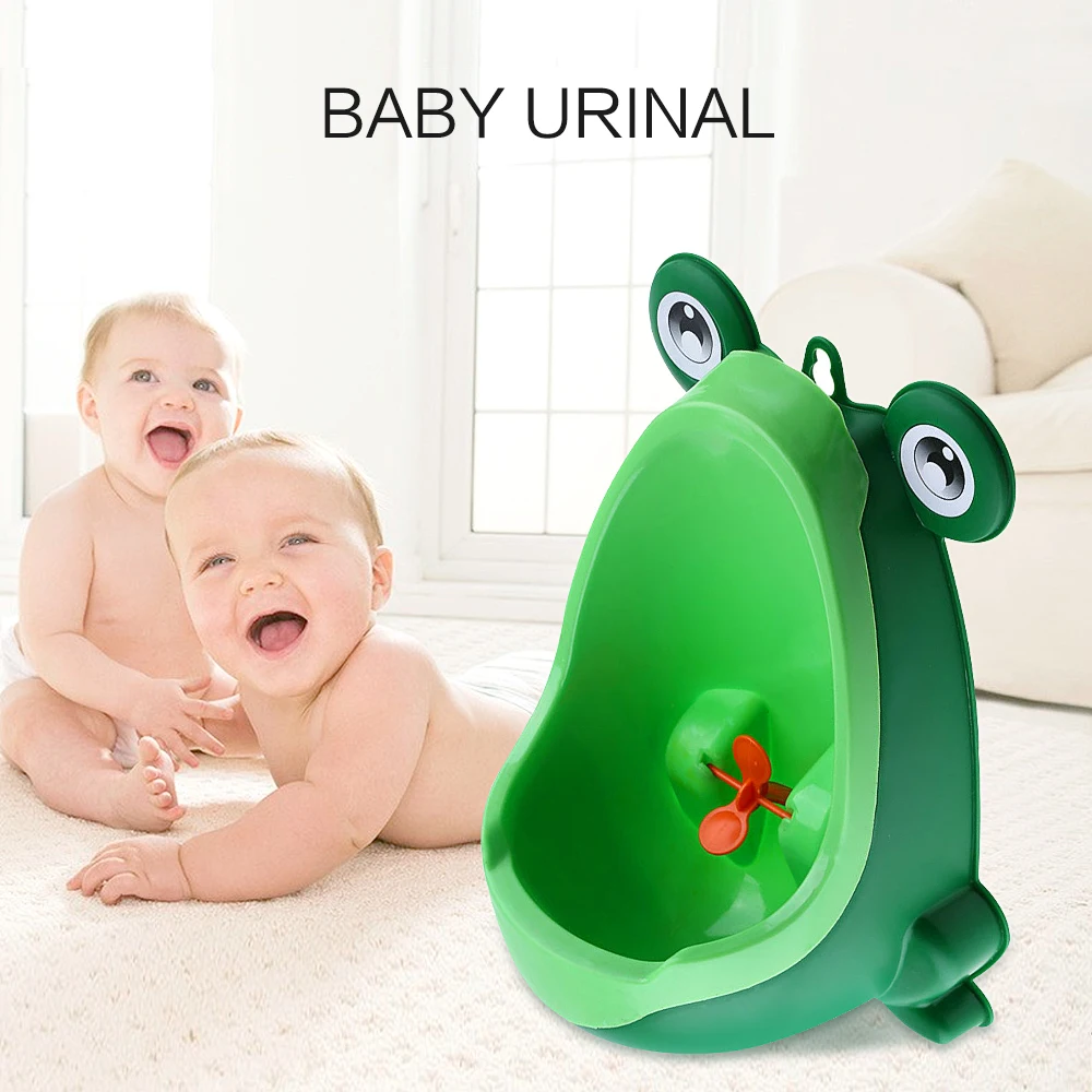 4 farbe baby urinal frosch form vertikale wand pee bequem nette tier junge töpfchen urinal stehen