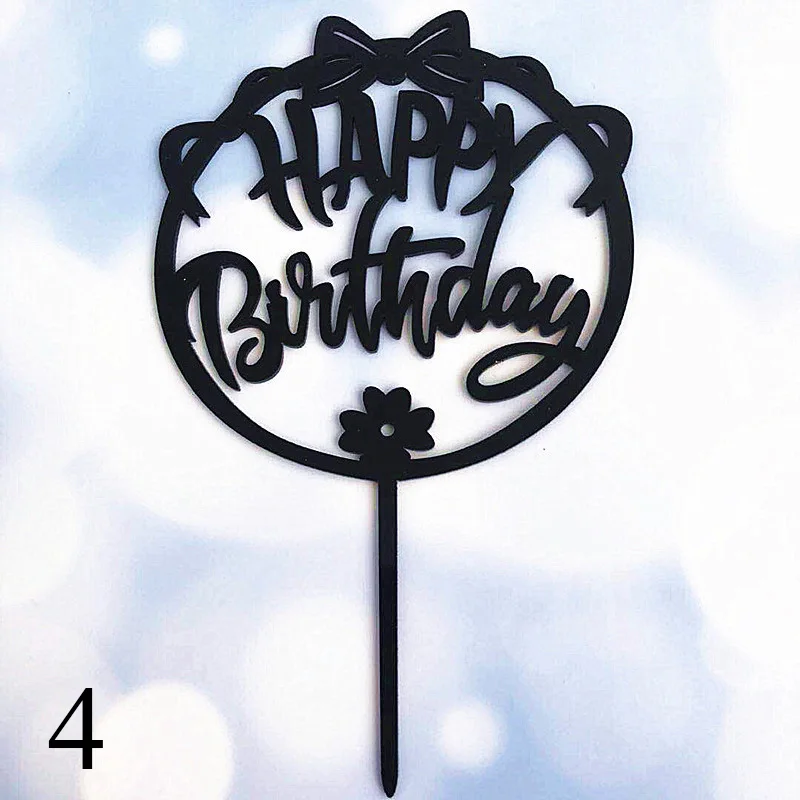 1 шт. Радужный шарик для дня рождения единорог; Фламинго торт топперы для кексов Toppers украшение для свадебного торта поставка - Цвет: 17