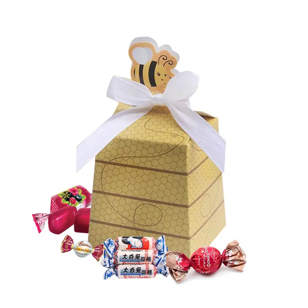 Европейский Стиль инновационные Мёд пчелы коробка конфет свадьба поставок коробка конфет Детские полная луна коробка конфет