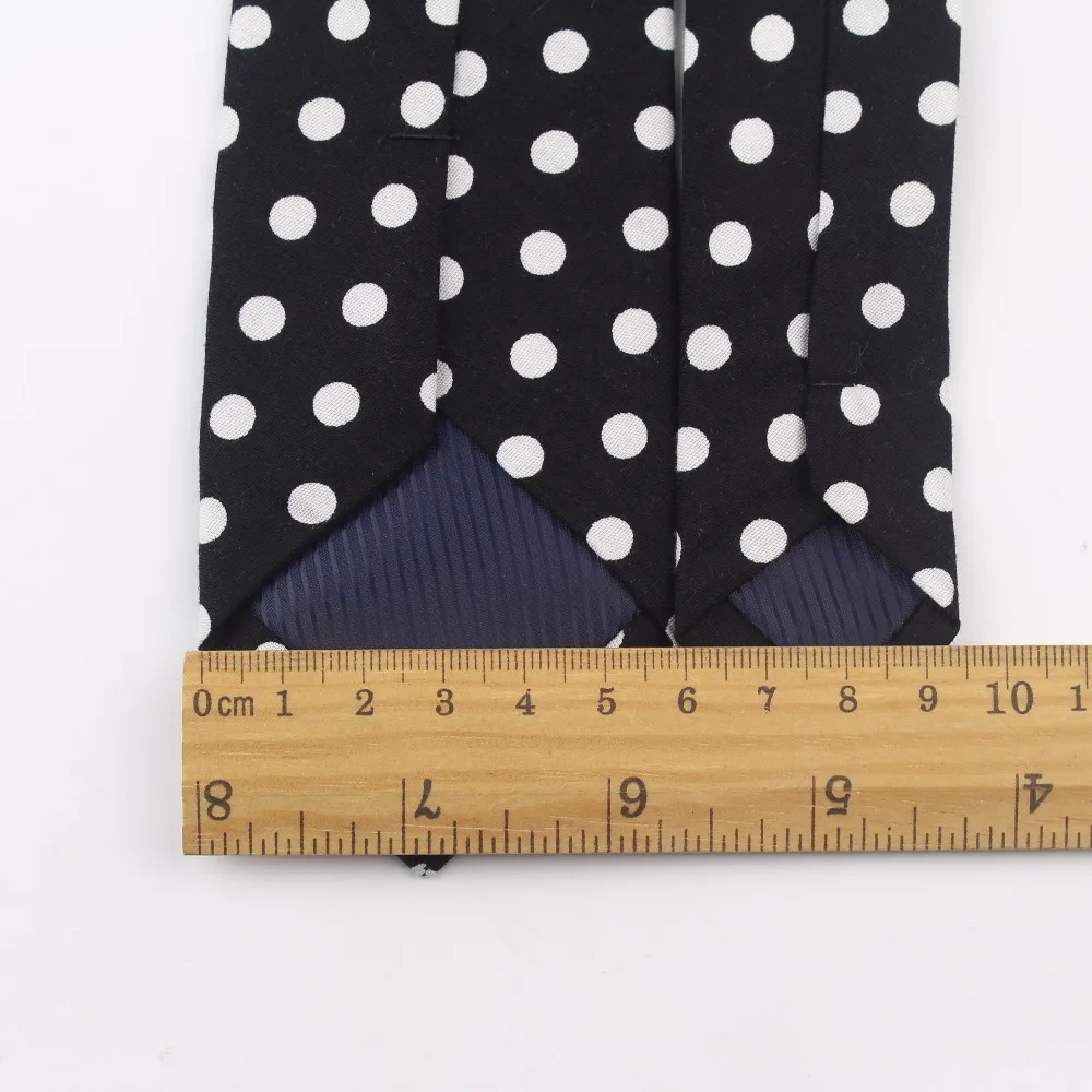 Мужской узкий галстук хлопковый в горошек|tie neckties|narrow necktiesmens ties neckties |