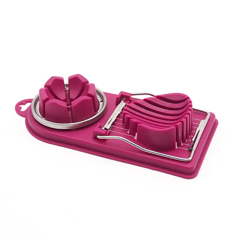 1pc Egg Cutter Stainless Steel Cutting Egg Slicers Wire Kitchen Slicing Gadgets Egg Decoration Tools Dropshipping
