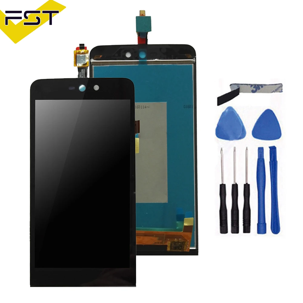 

100% Tested Working Well For Wiko Rainbow Jam 4G LCD Display + Touch Screen Digitizer Assembly Free Shipping+Tool Kits