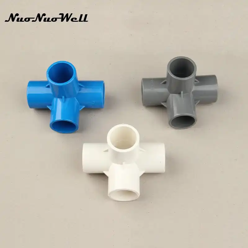 10 Unidades Conectores de 25mm PVC de 3 v/ías para Invierno Resistentes
