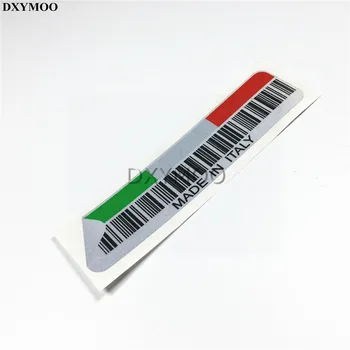 

10PCS National Flag Barcode Car Styling MADE IN ITALY Car Stickers Motorbike Auto Window Motorcycle Vinyl Decal Bumper 15x3.5cm