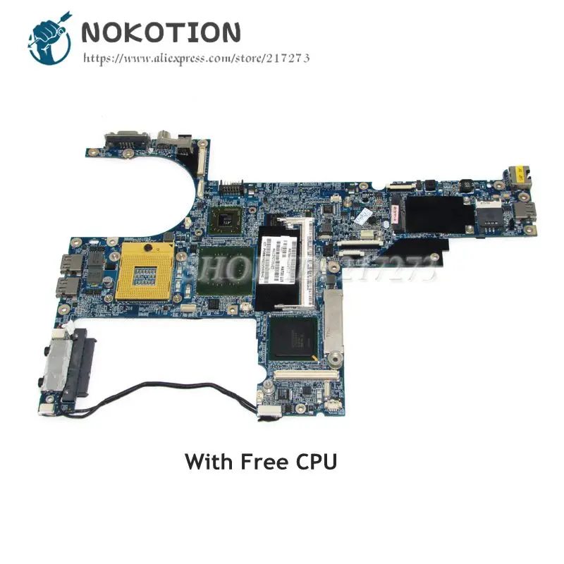 NOKOTION 418904-001 основной плате для hp NC6400 Материнская плата ноутбука 945PM DDR2 Бесплатная Процессор 100% тестирование