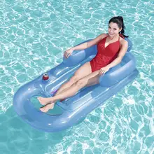 Надувная плавающая кровать для отдыха, плавающая кровать для бассейна, пляжный поплавок для взрослых, гамак для бассейна