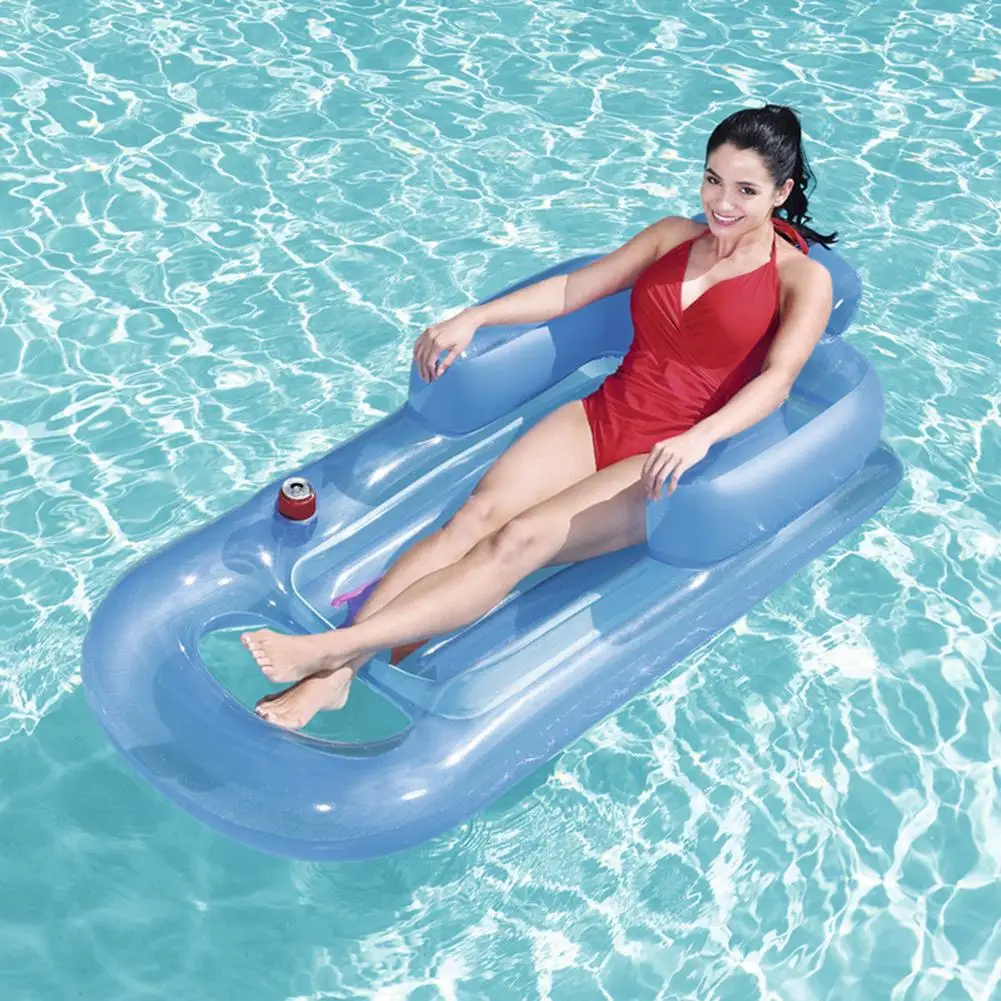 cheap Inflatable Water Floating Bed Lounge Bed Drifter Swimming Pool Beach Float For Adult Pool Hammock