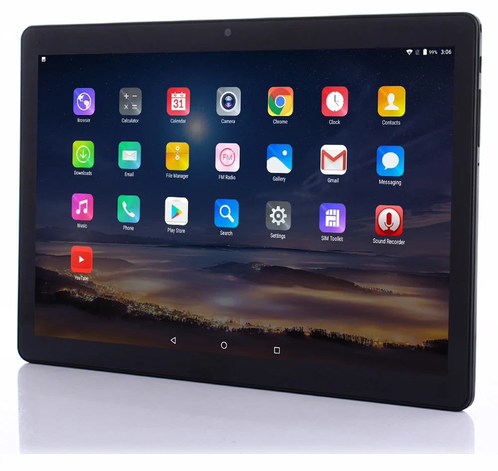 Idoshow Новые 10 дюймов Android 7,0 Дека Core планшет 4G LTE двойная sim-карта для телефонных звонков 32 ГБ Встроенная память Tablet PC 10,1 WI-FI bluetooth gps