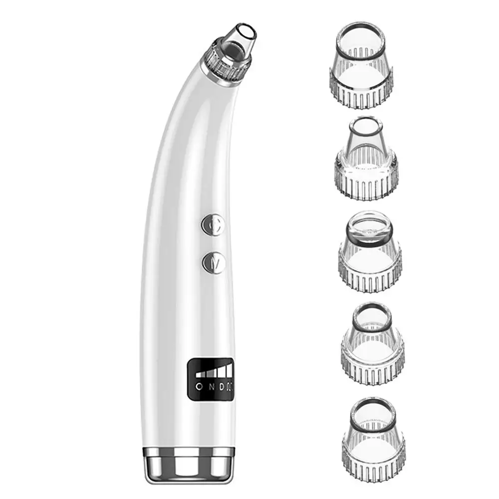 Removedor de Cravo Cabeças de Beleza Ferramenta de Diamante Elétrica de Sucção a Vácuo com 5 Pore Cleanser Esfoliante Acne Extractor Ferramenta Facial 7 Removedor de cravo Pore Cleanser Esfoliante Acne