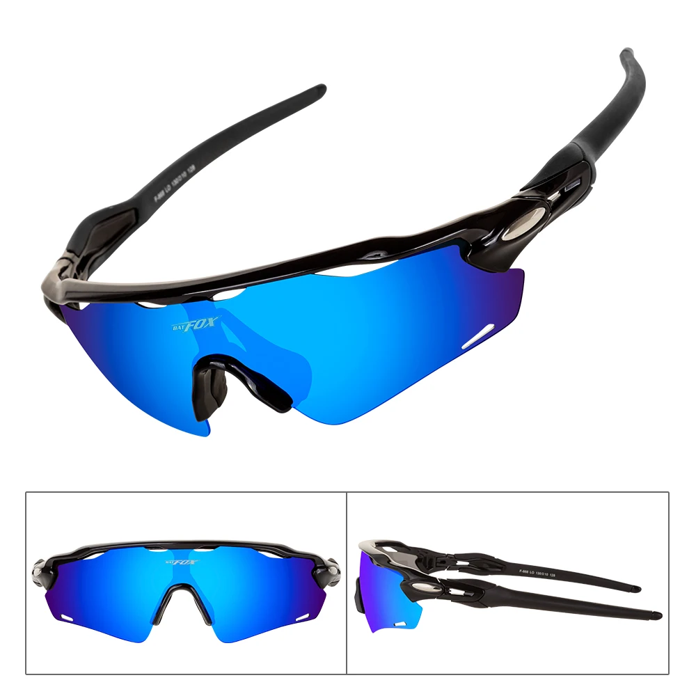 BATFOX мужские и женские поляризованные велосипедные очки с защитой от ультрафиолета, спортивные очки, очки для улицы, велосипедные солнцезащитные очки, Oculos Ciclismo