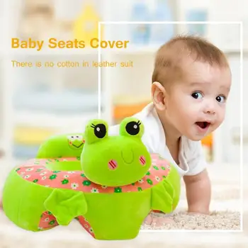 

Portable Feeding Chair Cover Baby Learning To Sit Seats Sofa Cover Cartoon Animal Seat Support Seat Kids Plush Toy NO Filling