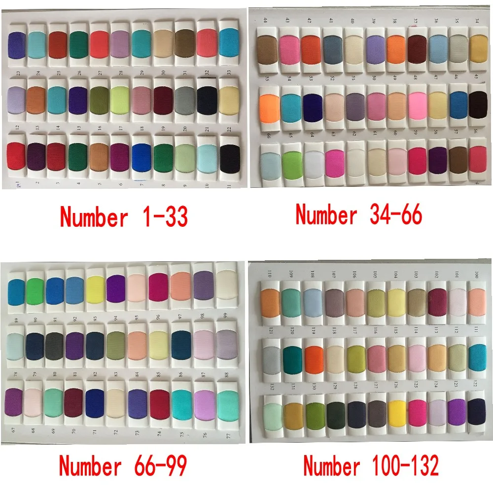 full tulle color chart