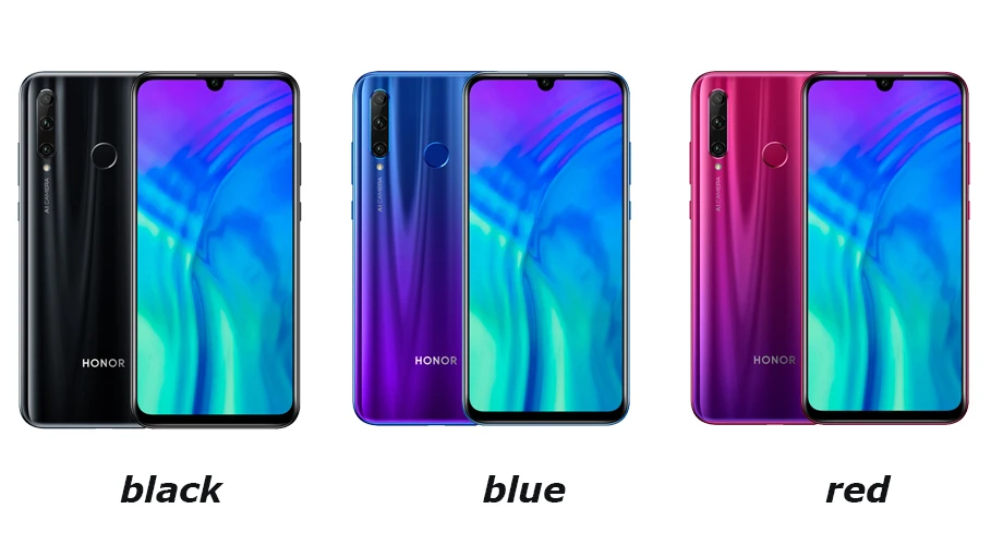 Оригинал HUAWE honor 20i honor 20 lite honor 10i мобильный телефон 6,21 дюймов Android 9,0 FM отпечаток лица разблокировка смартфона